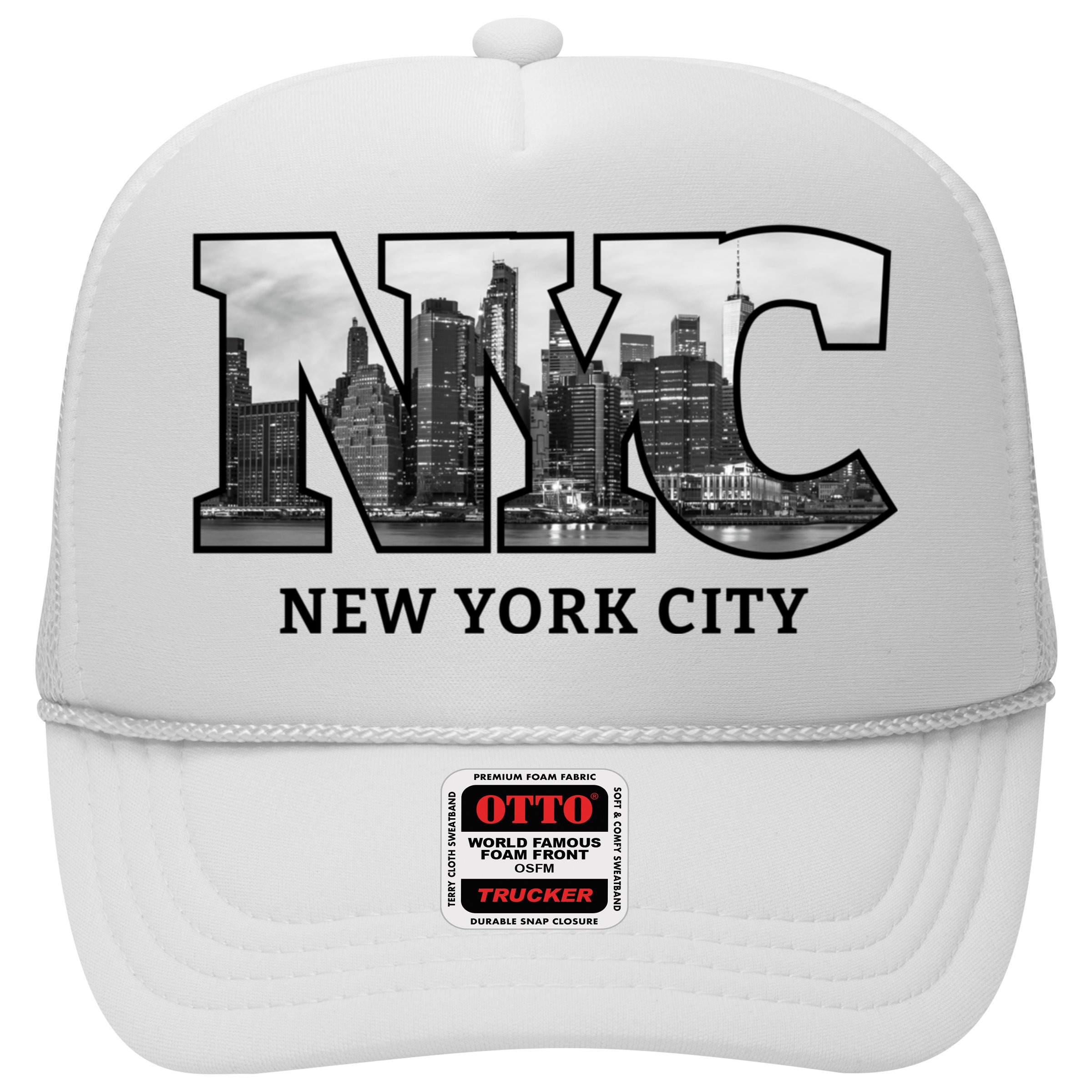Nyc City Skyline Of Downtown New York City New York Hat