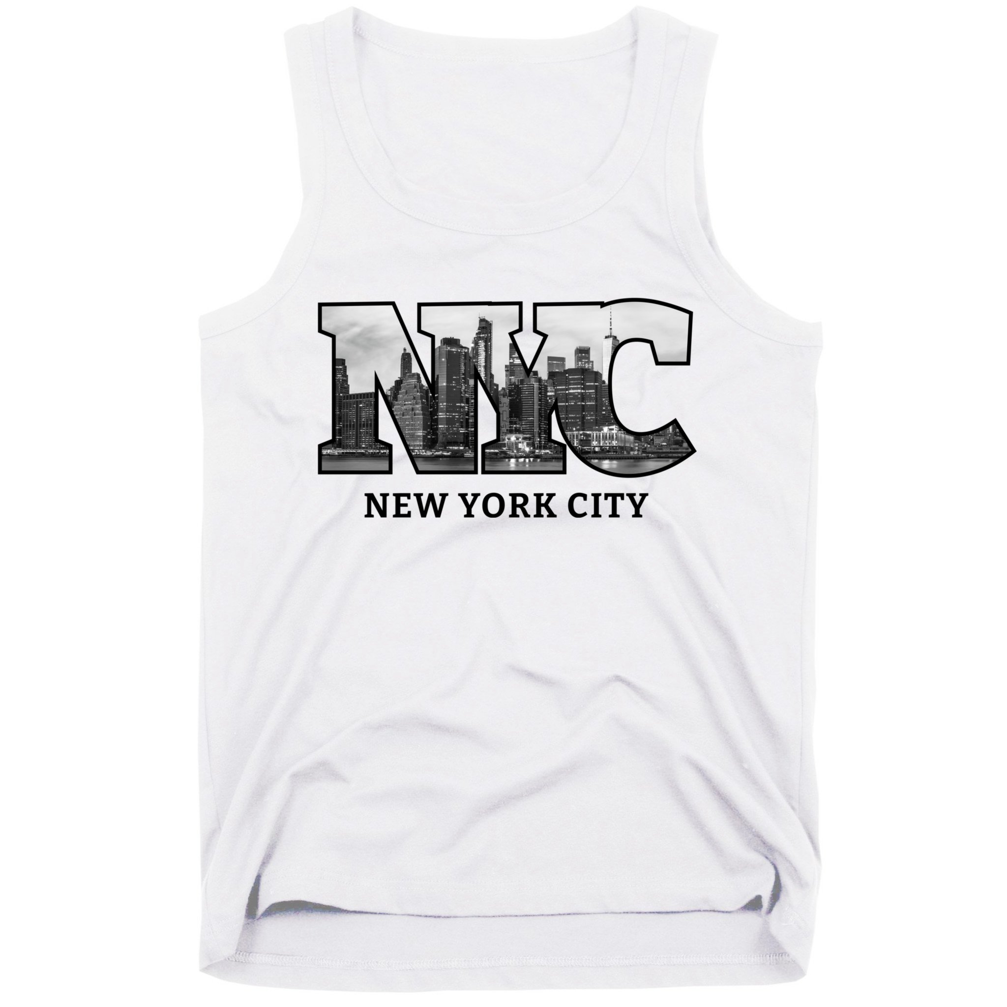 Nyc City Skyline Of Downtown New York City New York Tank Top