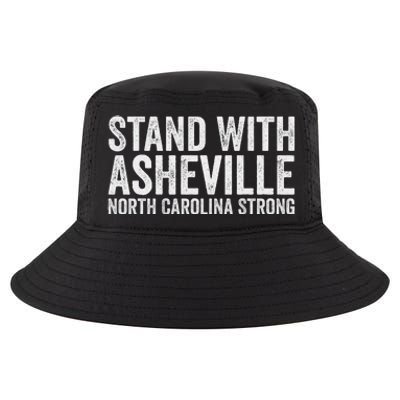 North Carolina Strong Asheville Nc Stand With Asheville 2024 Cool Comfort Performance Bucket Hat