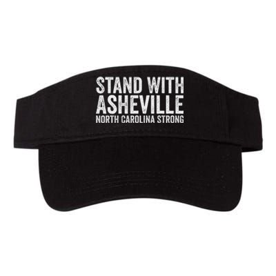 North Carolina Strong Asheville Nc Stand With Asheville 2024 Valucap Bio-Washed Visor