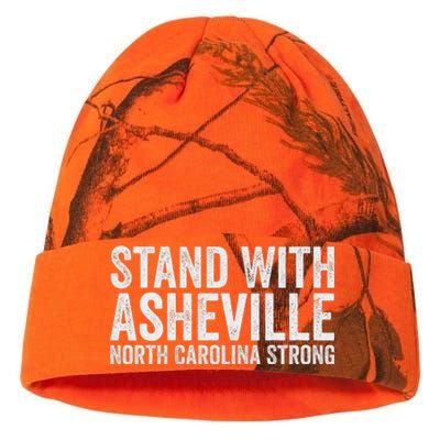 North Carolina Strong Asheville Nc Stand With Asheville 2024 Kati Licensed 12" Camo Beanie