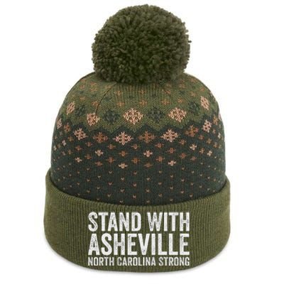 North Carolina Strong Asheville Nc Stand With Asheville 2024 The Baniff Cuffed Pom Beanie