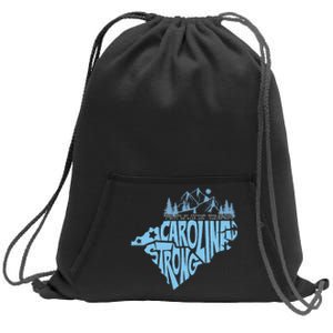 North Carolina Stronger Together Sweatshirt Cinch Pack Bag