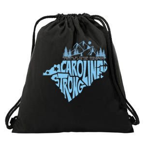 North Carolina Stronger Together Drawstring Bag