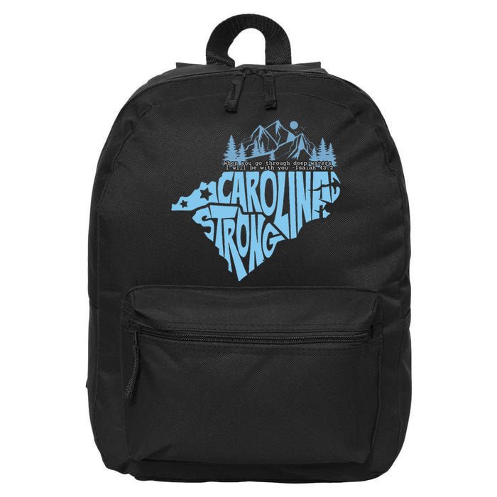 North Carolina Stronger Together 16 in Basic Backpack