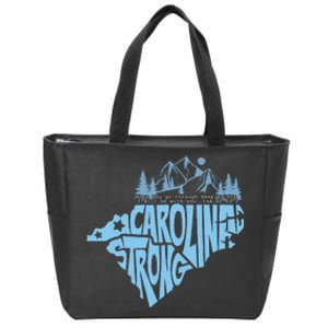 North Carolina Stronger Together Zip Tote Bag