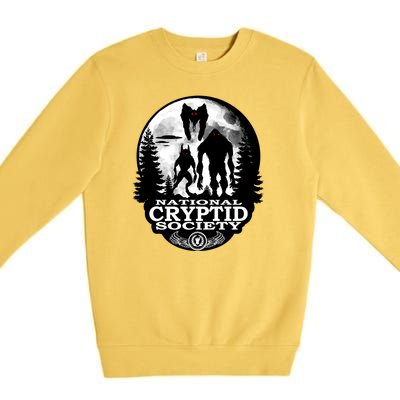 National Cryptid Society Mothman Premium Crewneck Sweatshirt