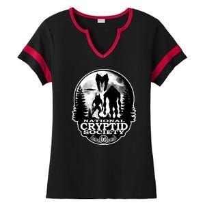 National Cryptid Society Mothman Ladies Halftime Notch Neck Tee