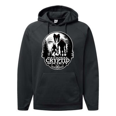 National Cryptid Society Mothman Performance Fleece Hoodie