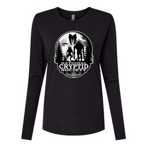 National Cryptid Society Mothman Womens Cotton Relaxed Long Sleeve T-Shirt