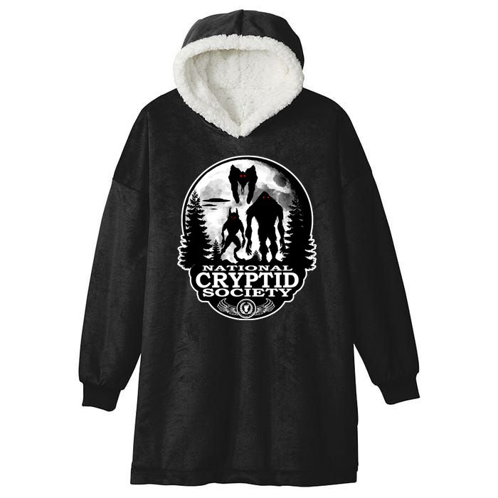 National Cryptid Society Mothman Hooded Wearable Blanket