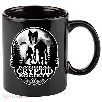 National Cryptid Society Mothman 11oz C Handle Ceramic Mug