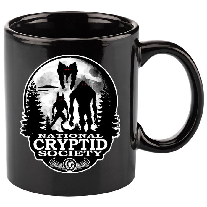 National Cryptid Society Mothman 11oz C Handle Ceramic Mug