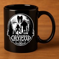 National Cryptid Society Mothman 11oz C Handle Ceramic Mug