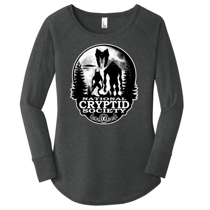 National Cryptid Society Mothman Women's Perfect Tri Tunic Long Sleeve Shirt