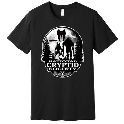 National Cryptid Society Mothman Premium T-Shirt