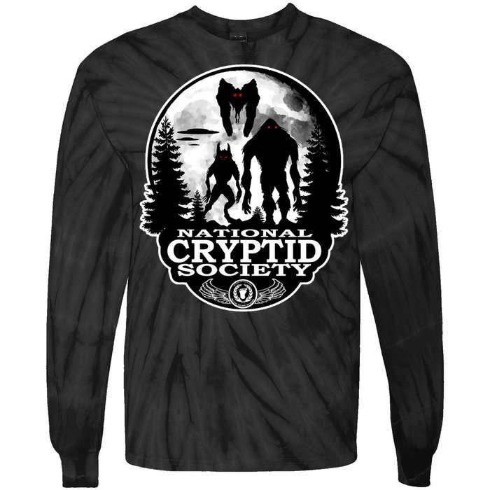 National Cryptid Society Mothman Tie-Dye Long Sleeve Shirt