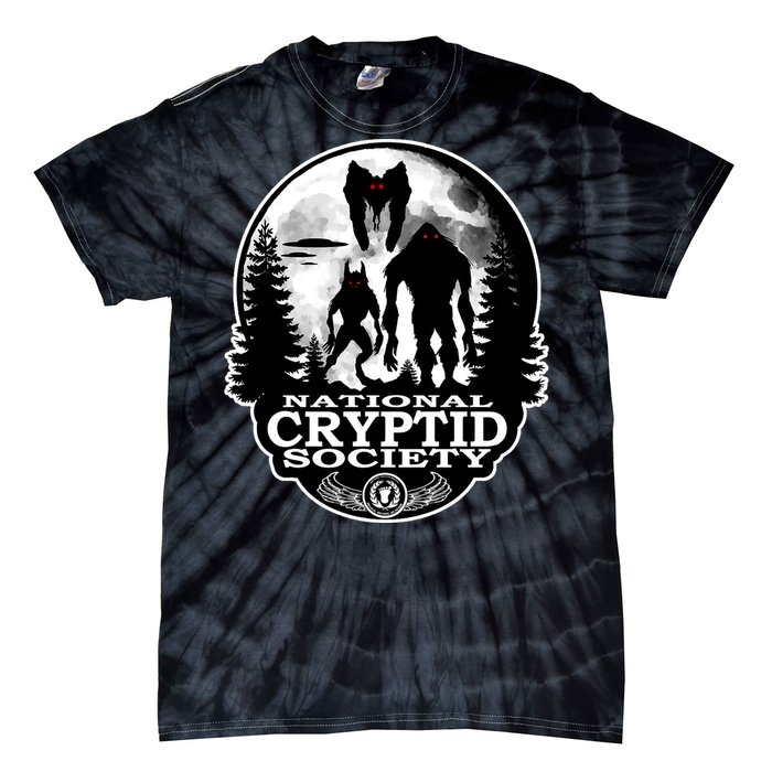 National Cryptid Society Mothman Tie-Dye T-Shirt