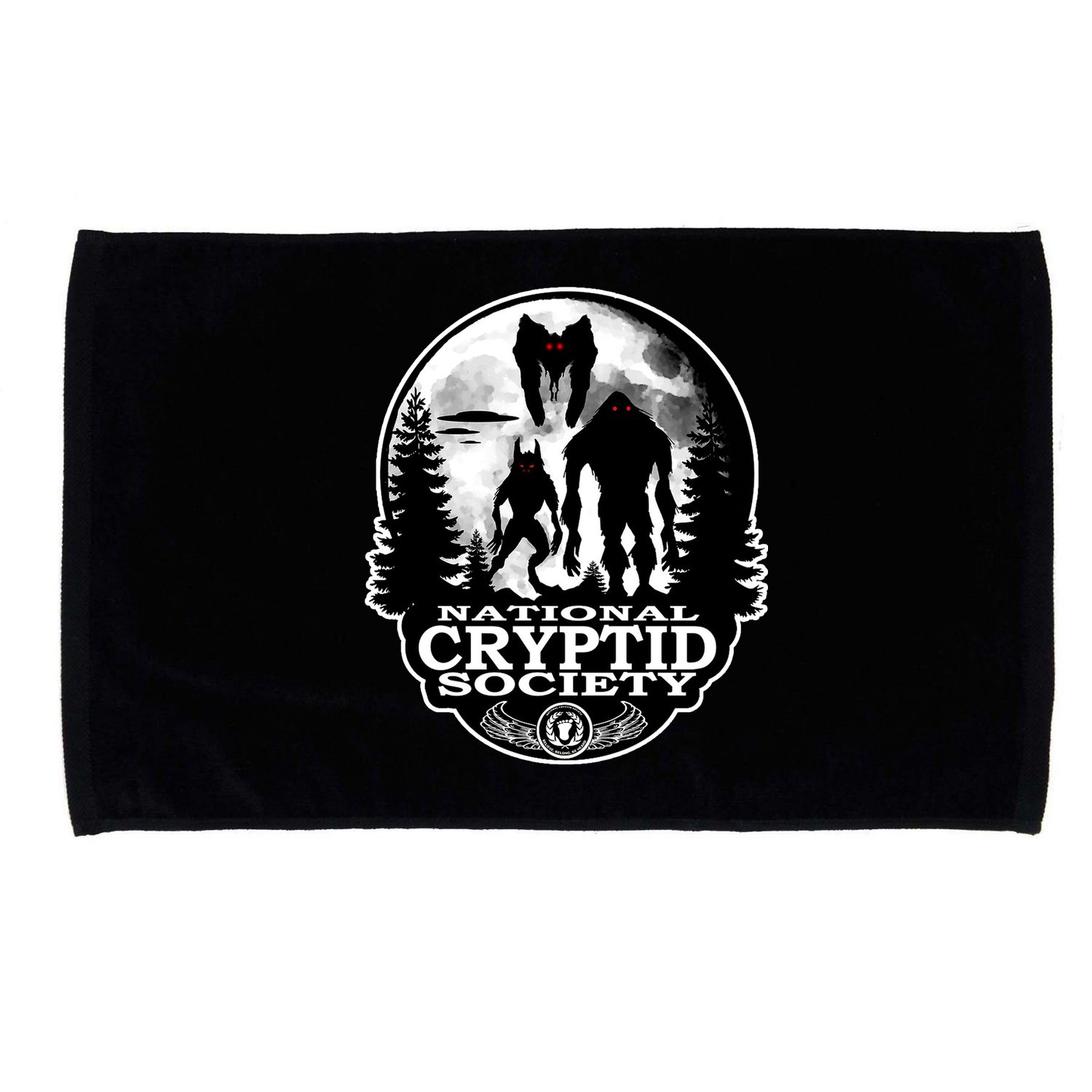 National Cryptid Society Mothman Microfiber Hand Towel