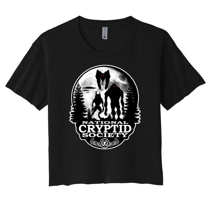 National Cryptid Society Mothman Women's Crop Top Tee