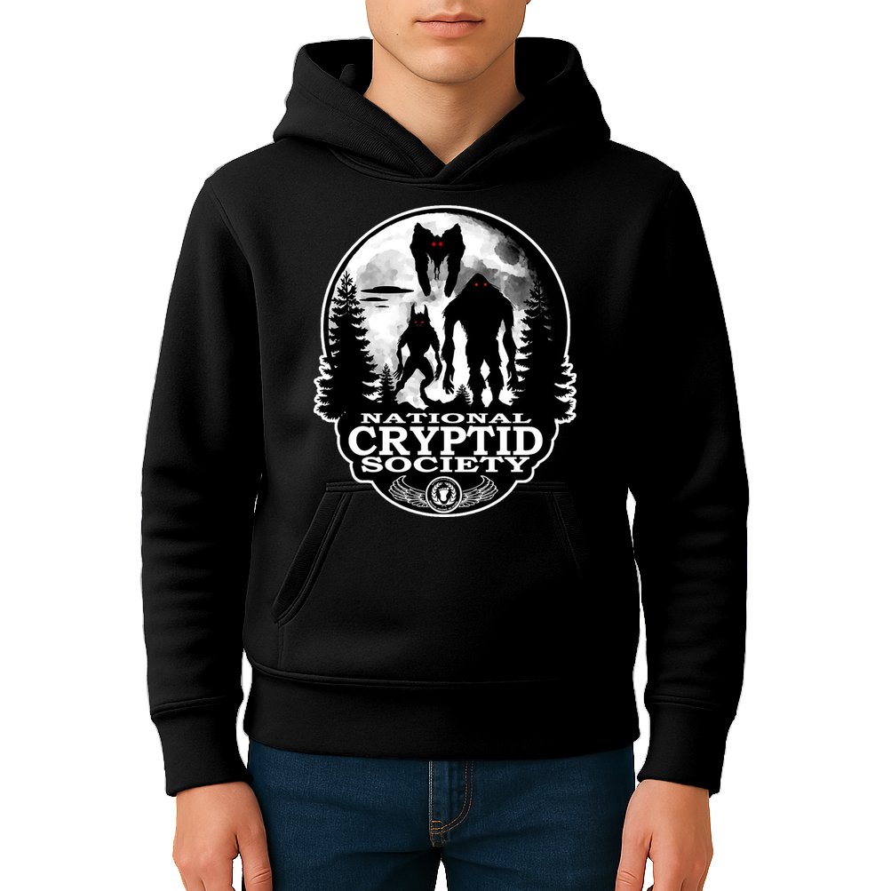National Cryptid Society Mothman Kids Hoodie