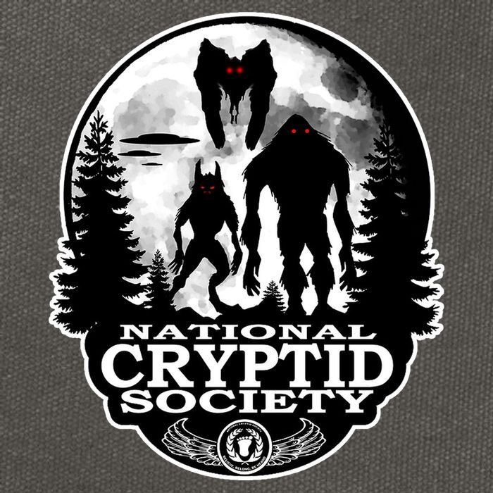 National Cryptid Society Mothman Cotton Canvas Backpack