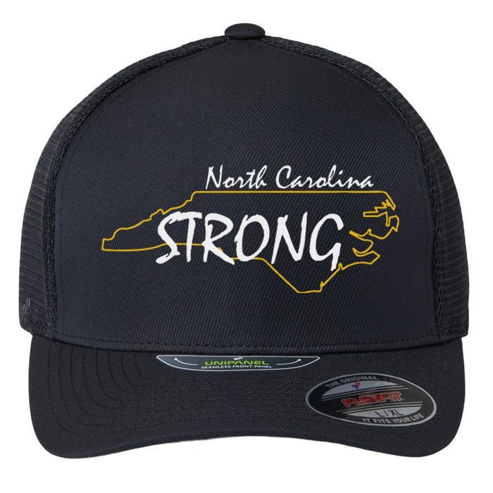 North Carolina Strong Nc State Flexfit Unipanel Trucker Cap