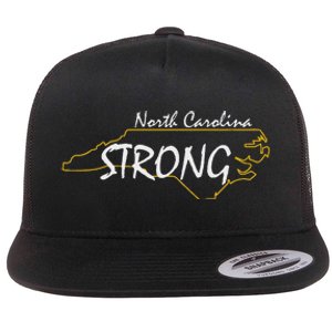 North Carolina Strong Nc State Flat Bill Trucker Hat