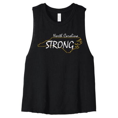 North Carolina Strong Nc State Women's Racerback Cropped Tank