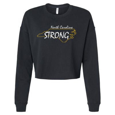 North Carolina Strong Nc State Cropped Pullover Crew