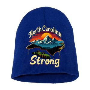 North Carolina Strong Strong Nc State Support For Carolina Short Acrylic Beanie