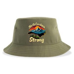 North Carolina Strong Strong Nc State Support For Carolina Sustainable Bucket Hat