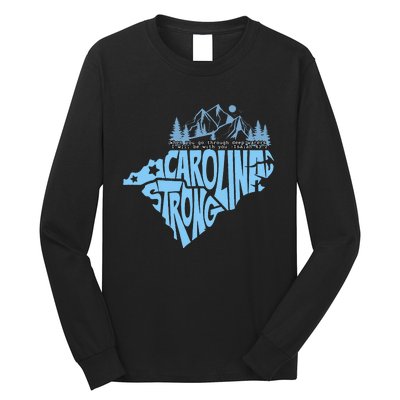 North Carolina Stronger Together Gift Long Sleeve Shirt