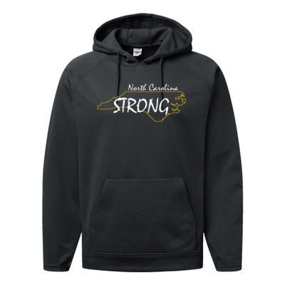 North Carolina Strong Nc State Performance Fleece Hoodie