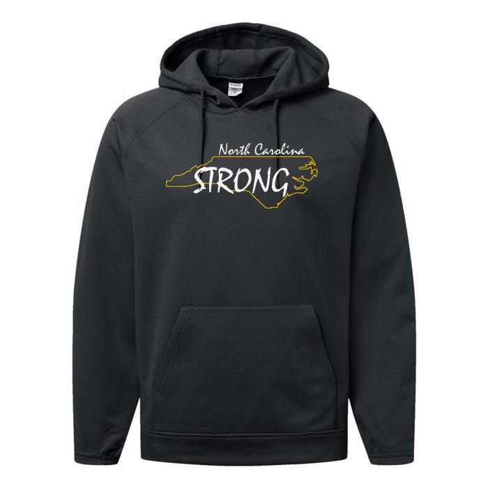 North Carolina Strong Nc State Performance Fleece Hoodie