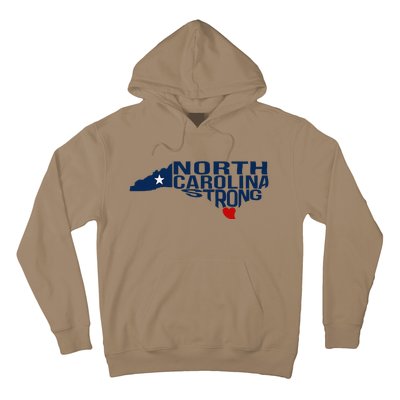 North Carolina Strong With Nc State And Love North Carolina Hoodie