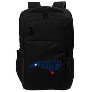 North Carolina Strong With Nc State And Love North Carolina Impact Tech Backpack