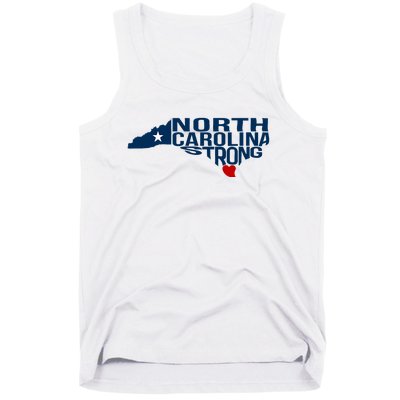 North Carolina Strong With Nc State And Love North Carolina Tank Top