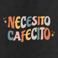 Necesito Cafecito Spanish Coffee 7 Panel Mesh Trucker Snapback Hat