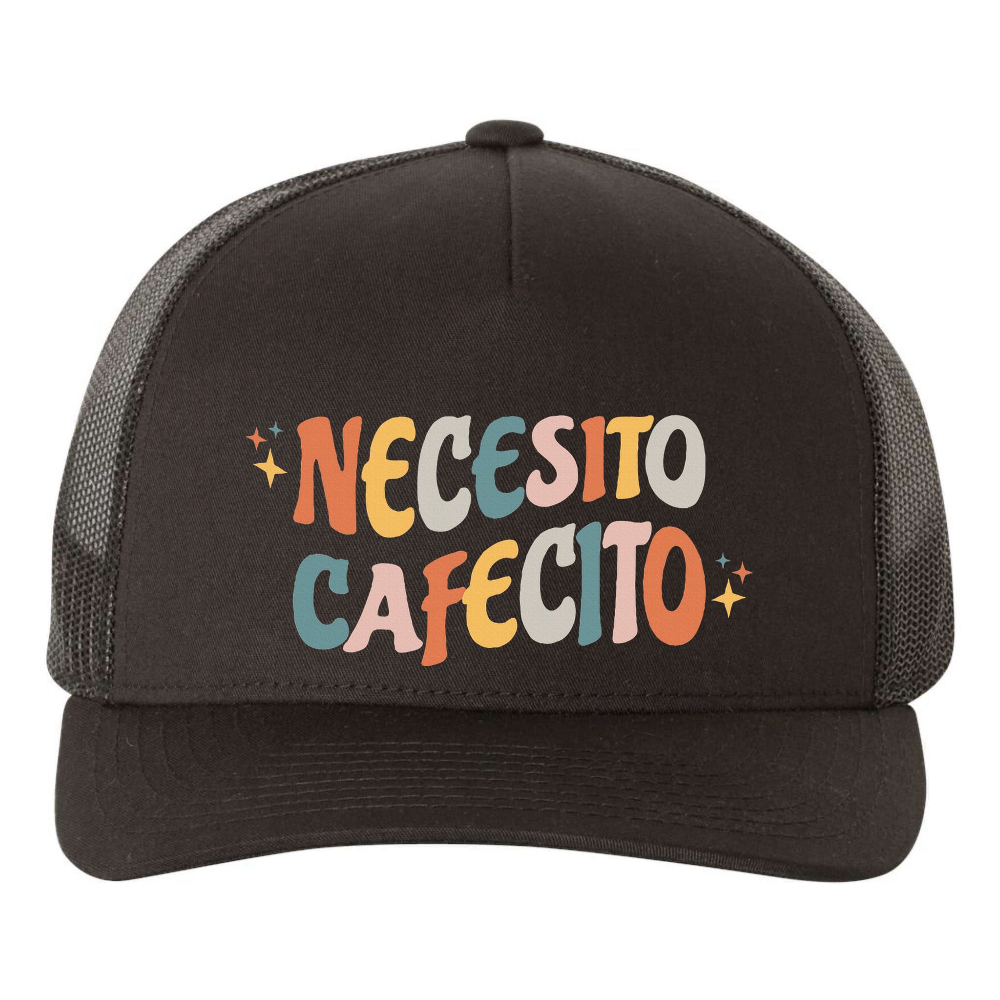 Necesito Cafecito Spanish Coffee Yupoong Adult 5-Panel Trucker Hat