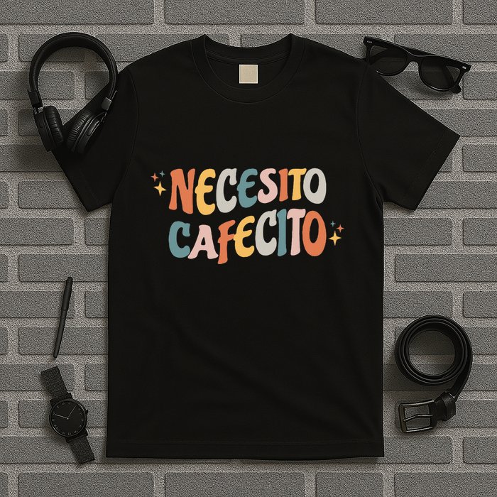 Necesito Cafecito Spanish Coffee T-Shirt