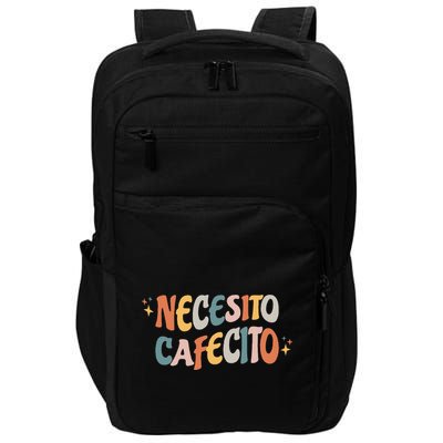 Necesito Cafecito Spanish Coffee Impact Tech Backpack
