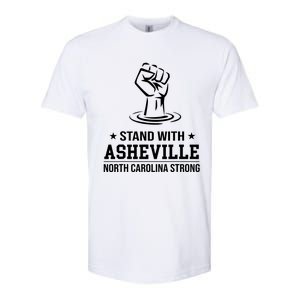 North Carolina Strong Asheville Nc Stand With Asheville 2024 Softstyle CVC T-Shirt