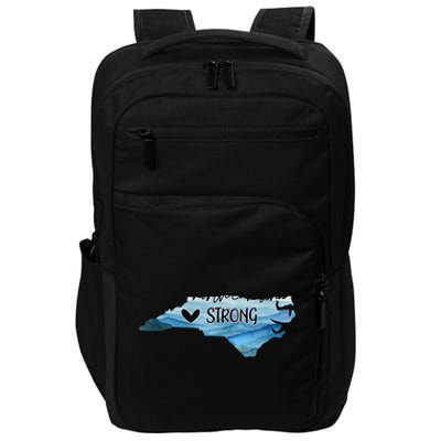 North Carolina Strong With Nc State And Love North Carolina Impact Tech Backpack