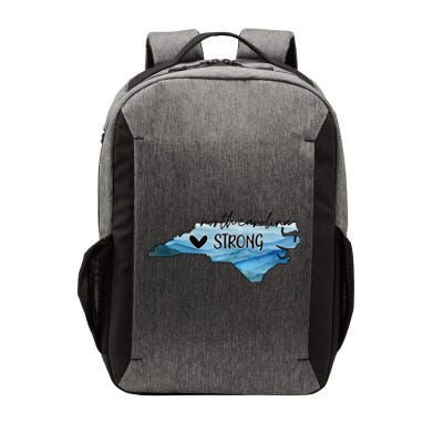 North Carolina Strong With Nc State And Love North Carolina Vector Backpack