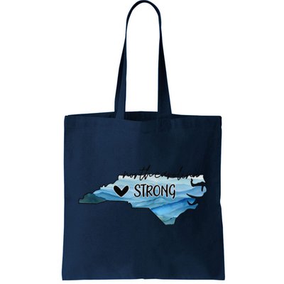 North Carolina Strong With Nc State And Love North Carolina Tote Bag