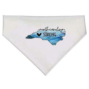 North Carolina Strong With Nc State And Love North Carolina USA-Made Doggie Bandana