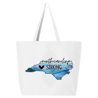 North Carolina Strong With Nc State And Love North Carolina 25L Jumbo Tote