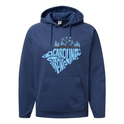 North Carolina Stronger Together Performance Fleece Hoodie