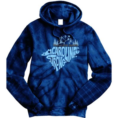 North Carolina Stronger Together Tie Dye Hoodie